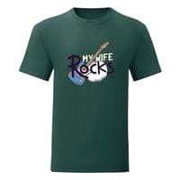 Тениска "My Wife Rocks" (мъжка) - small - 5