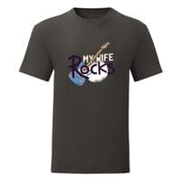 Тениска "My Wife Rocks" (мъжка) - small - 13