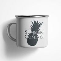 Емайлирано канче "Summer Is Coming" - small - 0