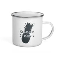 Емайлирано канче "Summer Is Coming" - small - 3
