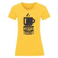 Дамска тениска "Coffee Code" - small - 7