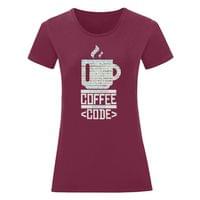 Дамска тениска "Coffee Code" - small - 8