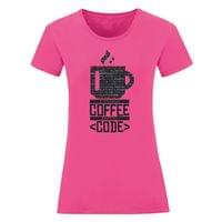 Дамска тениска "Coffee Code" - small - 12