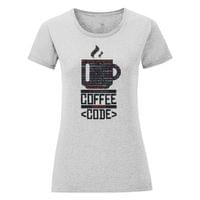 Дамска тениска "Coffee Code" - small - 13