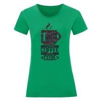 Дамска тениска "Coffee Code" - small - 14