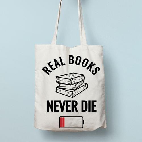 Eко чанта &amp;quot;Books Never Die&amp;quot; - 1