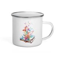 Емайлирано канче "В света на книгата" - small - 3