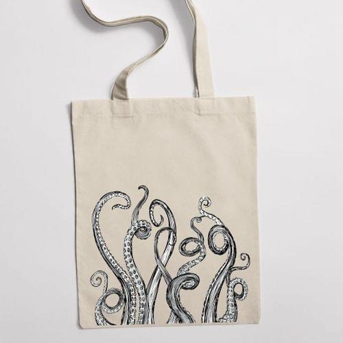 Еко чанта "Морски панделки" - 2