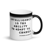 Магическа чаша "1N73LL1G3NC3" - small - 2