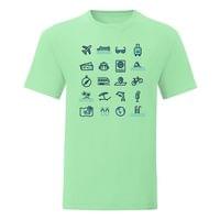 Мъжка тениска "Travel Icons" - small - 0