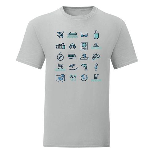 Мъжка тениска "Travel Icons" - 2