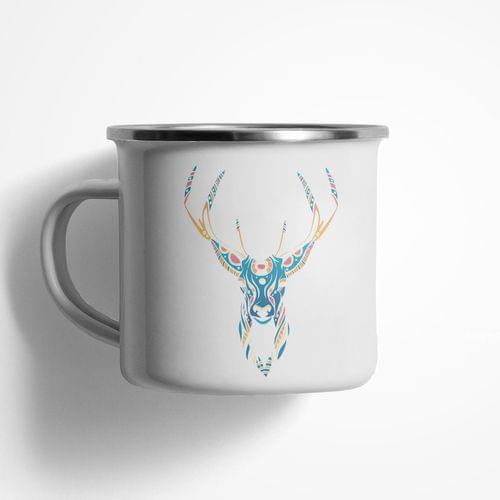 Емайлирано канче &amp;quot;Trippy Deer&amp;quot; - 1