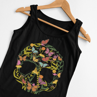 Мъжки потник "Skull Flower" - small - 2