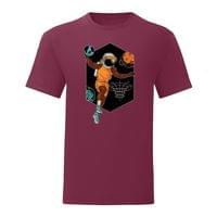 Мъжка тениска "Космически баскетбол" - small - 6