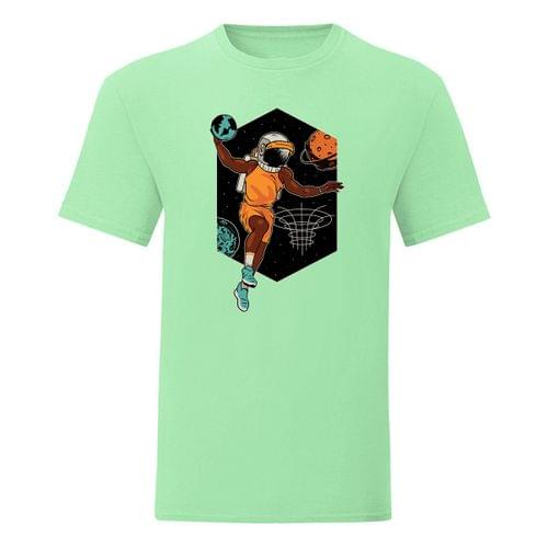 Мъжка тениска "Космически баскетбол" - 2