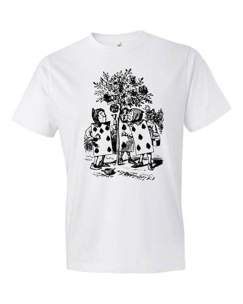 Мъжка тениска &amp;quot;Алиса и боядисване на розите&amp;quot; - 1