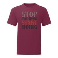 Тениска "Stop Talking" (мъжка) - small - 2