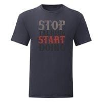 Тениска "Stop Talking" (мъжка) - small - 6