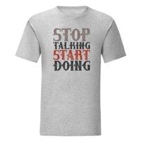 Тениска "Stop Talking" (мъжка) - small - 0
