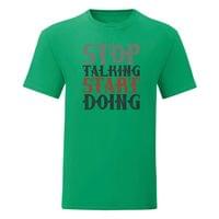 Тениска "Stop Talking" (мъжка) - small - 9