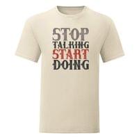 Тениска "Stop Talking" (мъжка) - small - 11