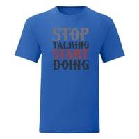 Тениска "Stop Talking" (мъжка) - small - 13
