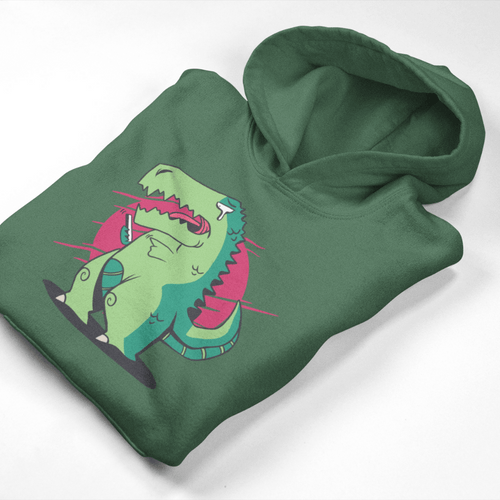 Суичър "T-Rex и смартфон" - 2