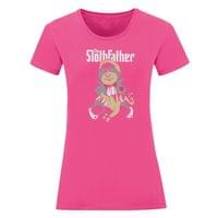 Дамска тениска "The Slothfather" - small - 2