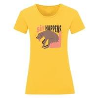 Дамска тениска "Sit Happens" - small - 7