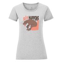 Дамска тениска "Sit Happens" - small - 8
