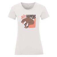 Дамска тениска "Sit Happens" - small - 9