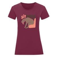 Дамска тениска "Sit Happens" - small - 14