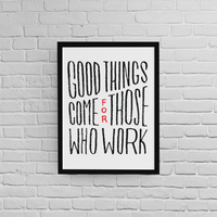 Постер с рамка "Good things" - small - 0