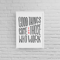 Постер с рамка "Good things" - small - 1