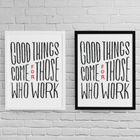 Постер с рамка "Good things" - small - 2