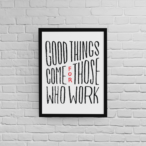 Постер с рамка &amp;quot;Good things&amp;quot; - 1