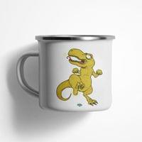 Емайлирано канче "T-Rex и лего" - small - 0