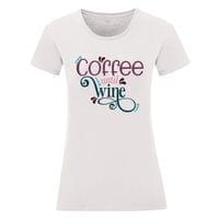 Дамска тениска "Coffee Until Wine" - small - 12