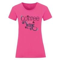 Дамска тениска "Coffee Until Wine" - small - 11
