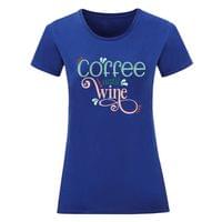 Дамска тениска "Coffee Until Wine" - small - 15