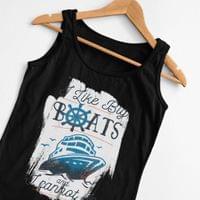Дамски потник "I Like Big Boats" - small - 1