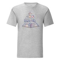 Мъжка тениска "Книги" - small - 4 Мъжка тениска "Книги" - small - 4