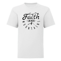 Тениска "Faith Can Move Mountains" (детска) - small - 4
