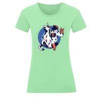 Тениска "Космонавт и еднорог" (дамска) - small - 9