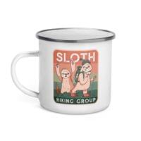 Емайлирано канче "Sloth Hiking Club" - small - 1