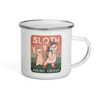 Емайлирано канче "Sloth Hiking Club" - small - 3