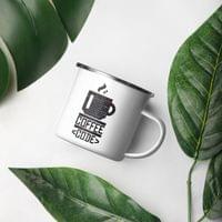 Емайлирано канче "Coffee Code" - small - 4