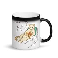 Магическа чаша "Чело коте книжки" - small - 2