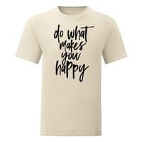 Мъжка тениска "Do What Makes You Happy" - small - 2