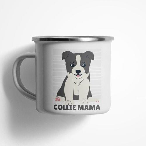 Емайлирано канче &amp;quot;Border Collie Mama&amp;quot; - 1